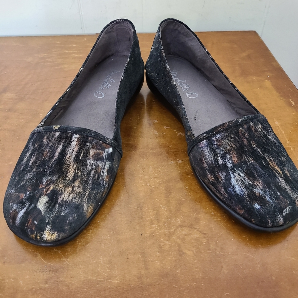 Michelle D Flat Cushioned Comfy Versatile Leather
